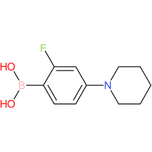 2-fluoro-4-(piperidin-1-yl)phenylboronic acid