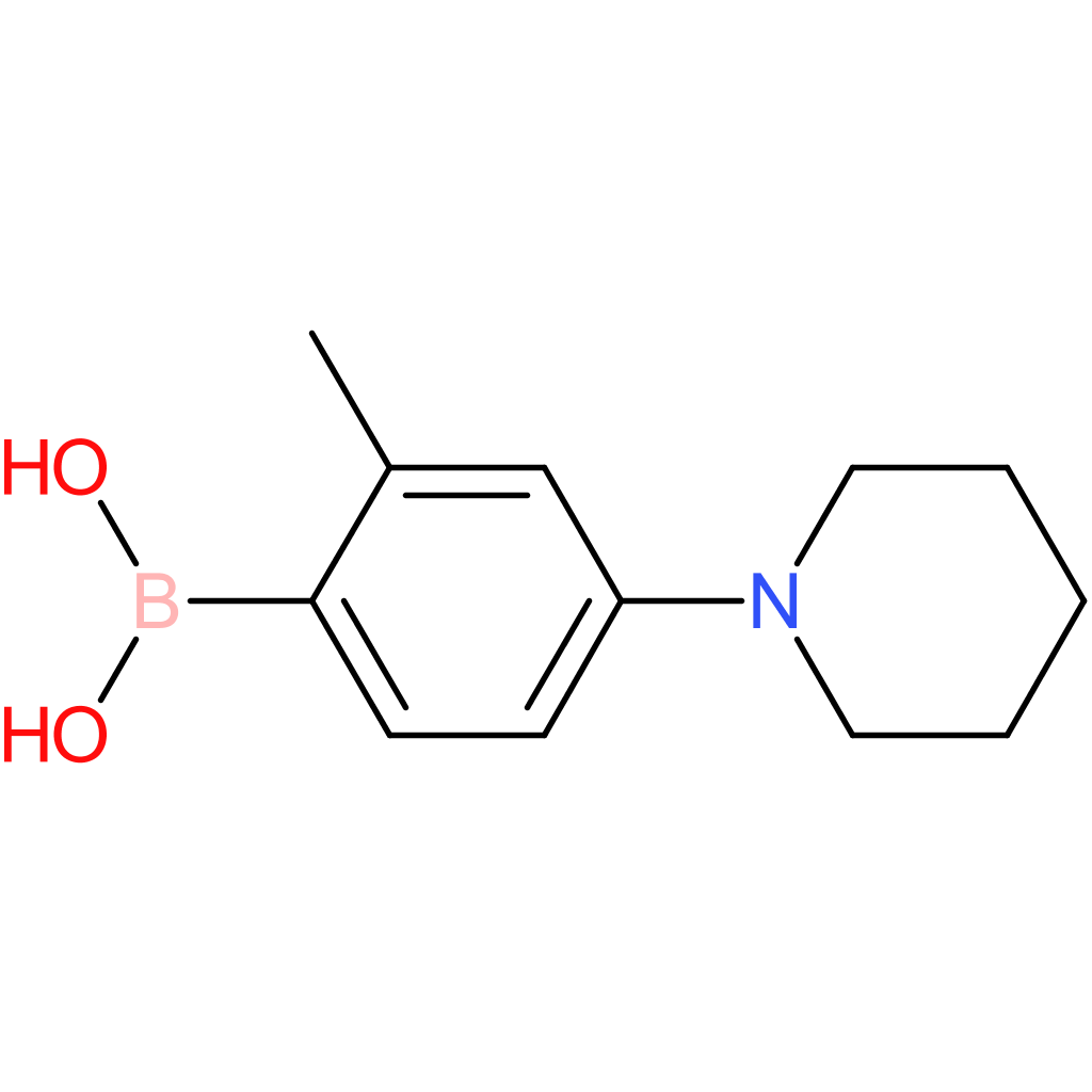 2-methyl-4-(piperidin-1-yl)phenylboronic acid