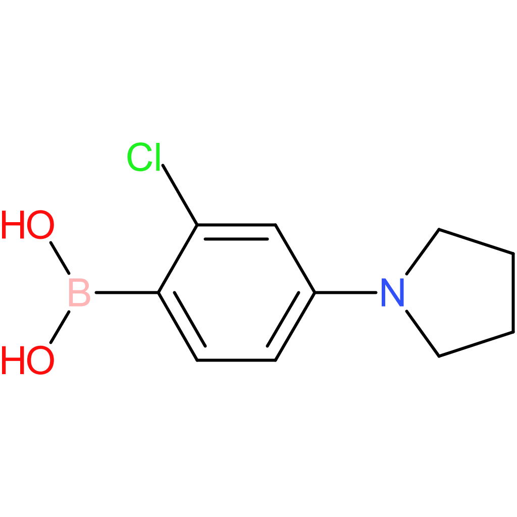 2-chloro-4-(pyrrolidin-1-yl)phenylboronic acid