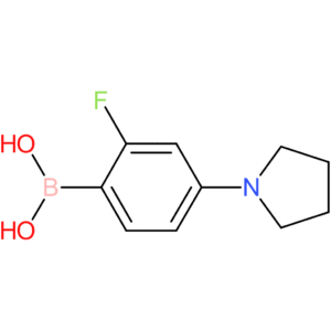 2-fluoro-4-(pyrrolidino)phenylboronic acid