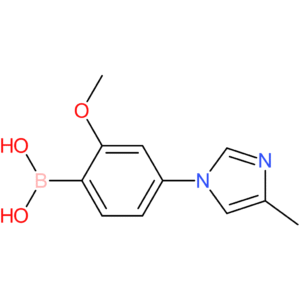 2-methoxy-4-(4-methylimidazol-1-yl)phenylboronic acid