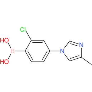 2-chloro-4-(4-methylimidazol-1-yl)phenylboronic acid
