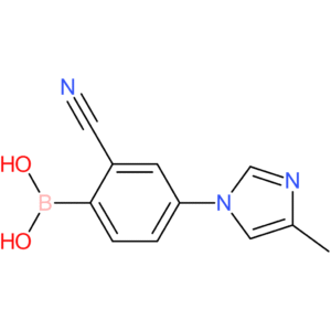 2-cyano-4-(4-methylimidazol-1-yl)phenylboronic acid