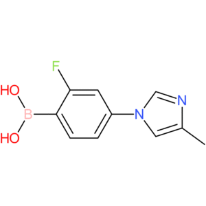 2-fluoro-4-(4-methylimidazol-1-yl)phenylboronic acid