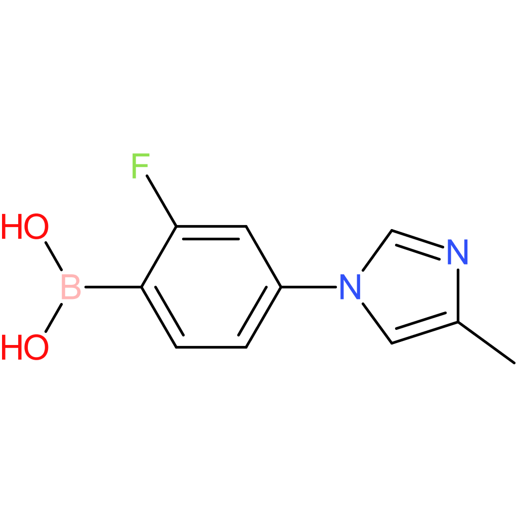 2-fluoro-4-(4-methylimidazol-1-yl)phenylboronic acid