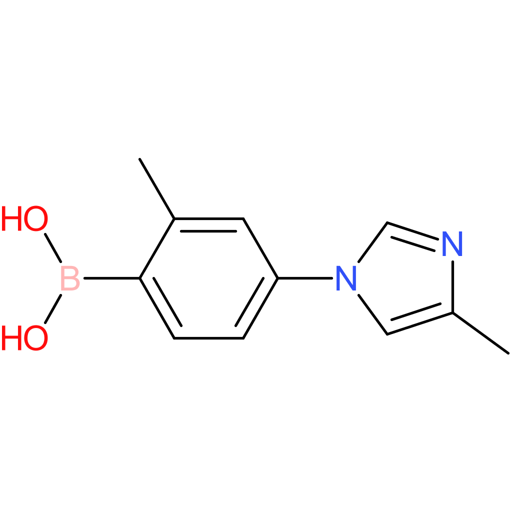 2-methyl-4-(4-methylimidazol-1-yl)phenylboronic acid
