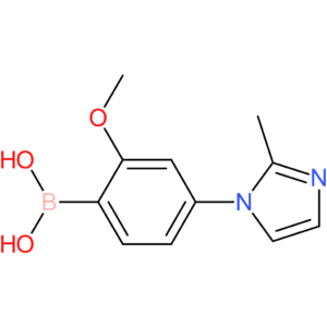 2-methoxy-4-(2-methylimidazol-1-yl)phenylboronic acid