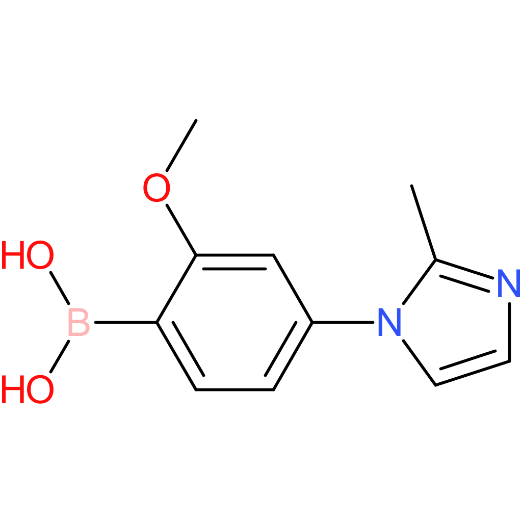 2-methoxy-4-(2-methylimidazol-1-yl)phenylboronic acid