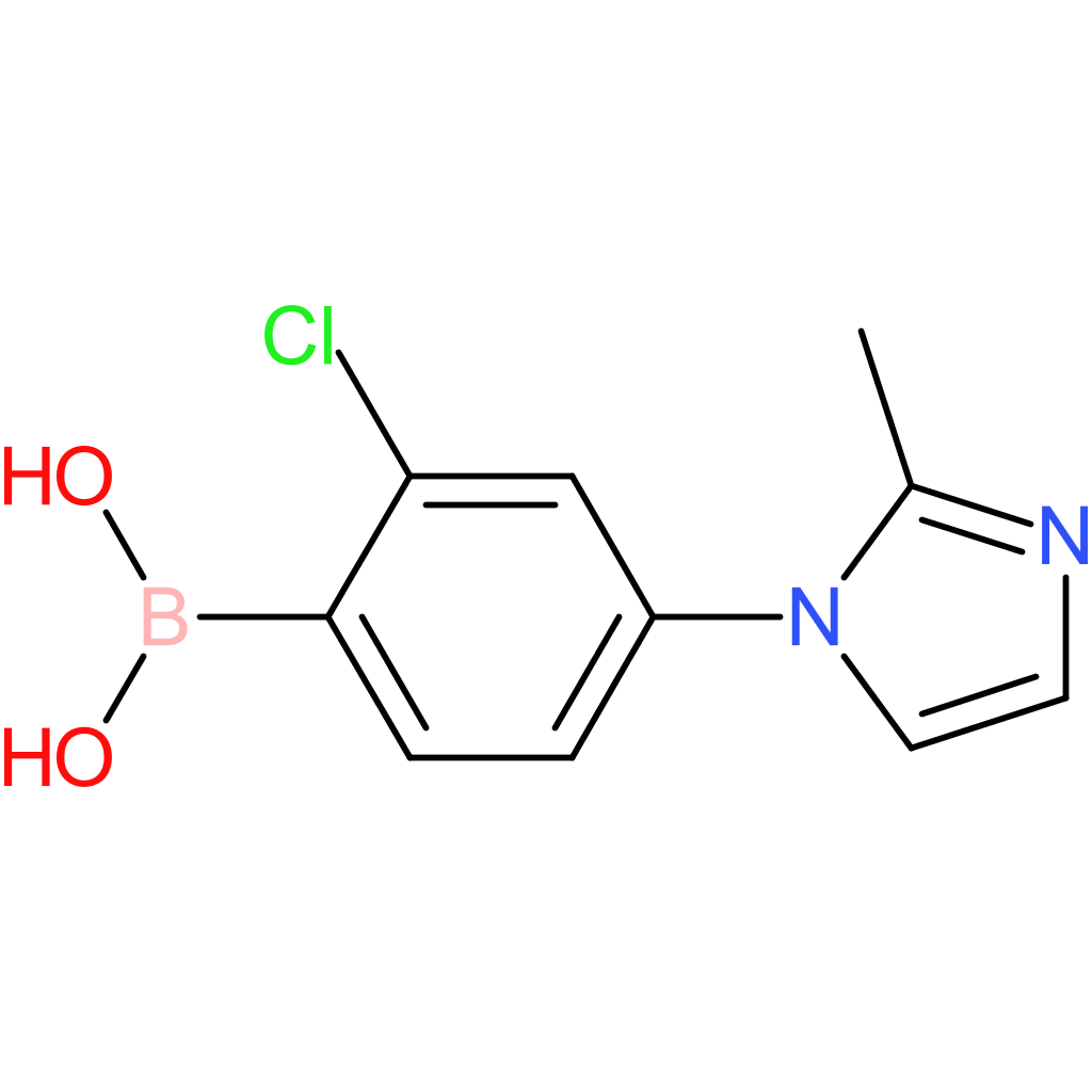 2-chloro-4-(2-methylimidazol-1-yl)phenylboronic acid