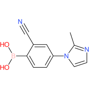 2-cyano-4-(2-methylimidazol-1-yl)phenylboronic acid