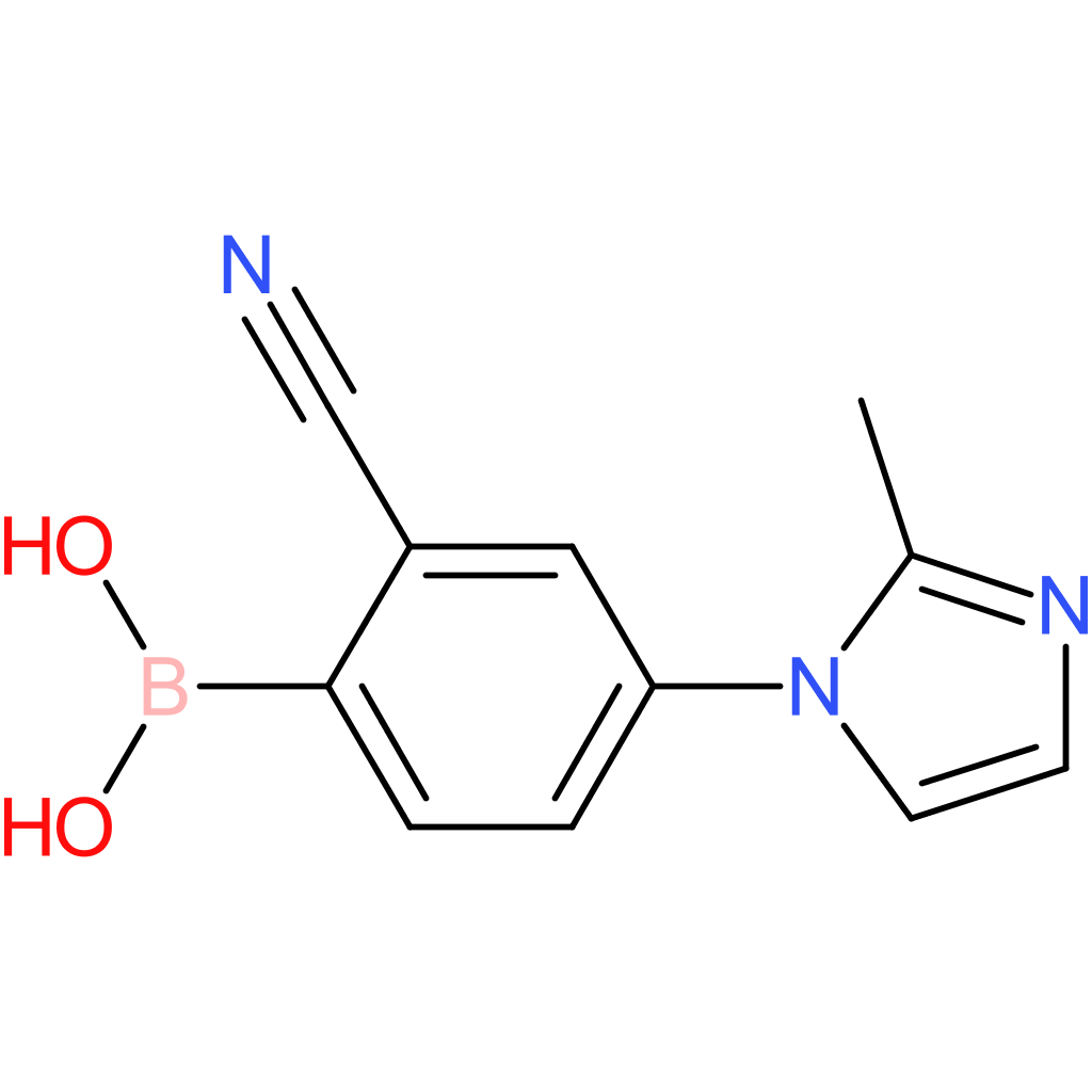 2-cyano-4-(2-methylimidazol-1-yl)phenylboronic acid