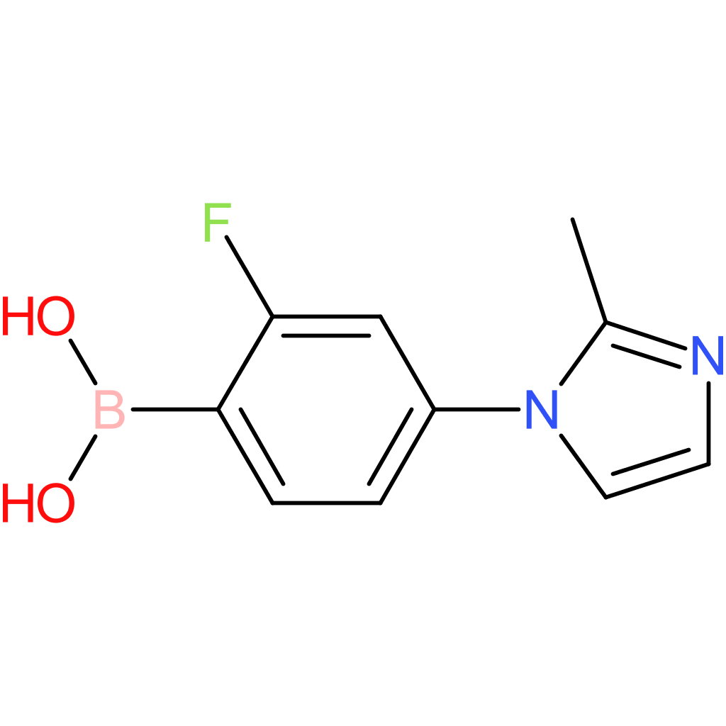 2-fluoro-4-(2-methylimidazol-1-yl)phenylboronic acid