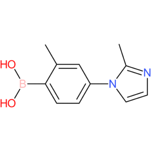 2-methyl-4-(2-methylimidazol-1-yl)phenylboronic acid
