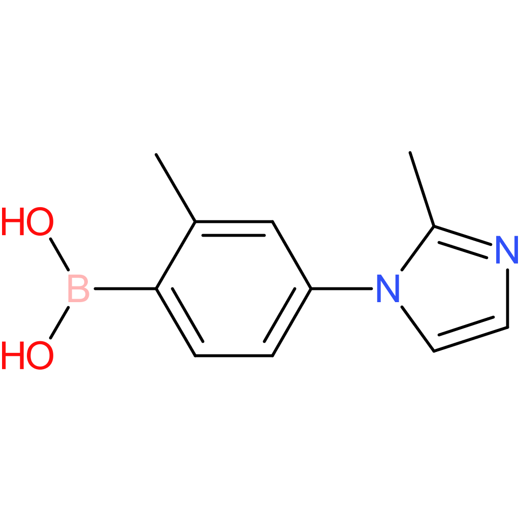 2-methyl-4-(2-methylimidazol-1-yl)phenylboronic acid