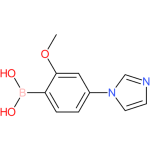 2-methoxy-4-(imidazol-1-yl)phenylboronic acid