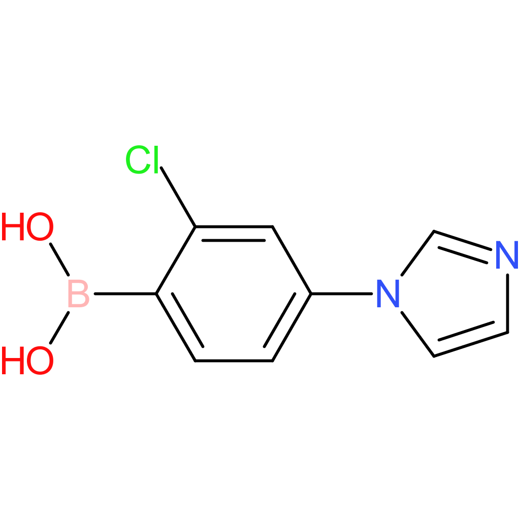 2-chloro-4-(imidazol-1-yl)phenylboronic acid