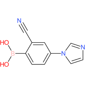 2-cyano-4-(imidazol-1-yl)phenylboronic acid