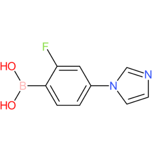 2-fluoro-4-(imidazol-1-yl)phenylboronic acid