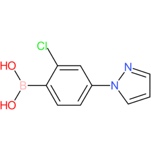 2-chloro-4-(1h-pyrazol-1-yl)phenylboronic acid
