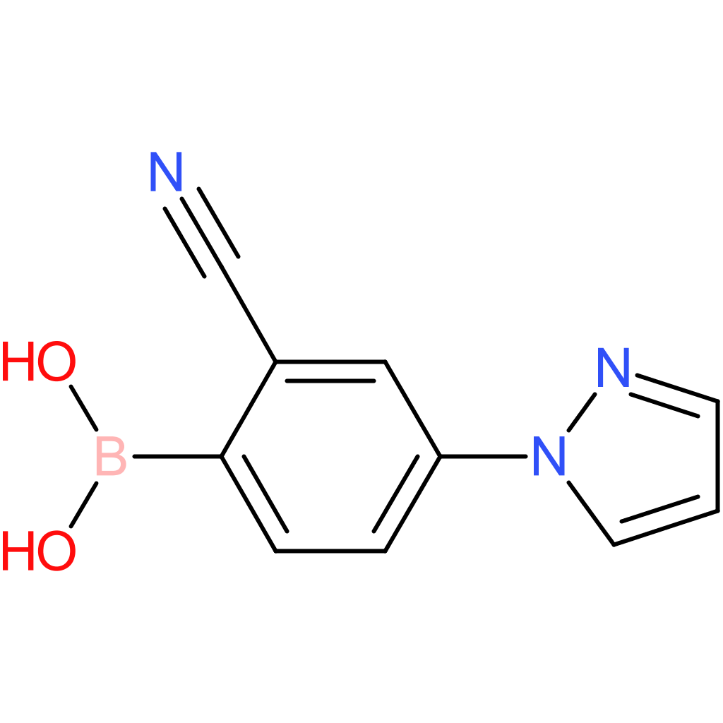 2-cyano-4-(1h-pyrazol-1-yl)phenylboronic acid