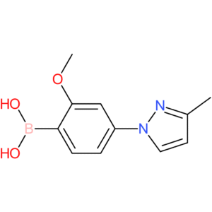 2-methoxy-4-(3-methyl-1h-pyrazol-1-yl)phenylboronic acid