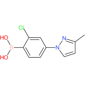 2-chloro-4-(3-methyl-1h-pyrazol-1-yl)phenylboronic acid