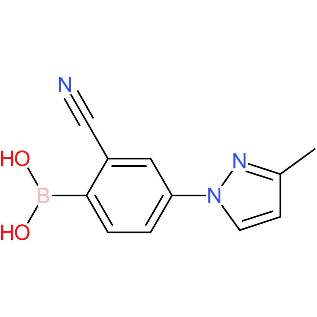 2-cyano-4-(3-methyl-1h-pyrazol-1-yl)phenylboronic acid