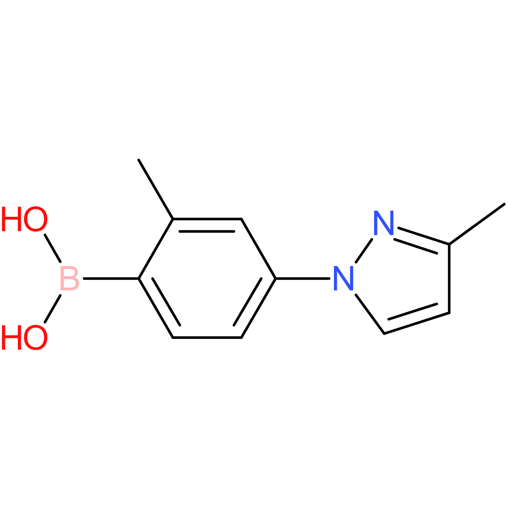 2-methyl-4-(3-methyl-1h-pyrazol-1-yl)phenylboronic acid