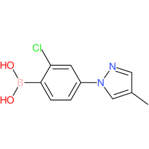 2-chloro-4-(4-methyl-1h-pyrazol-1-yl)phenylboronic acid