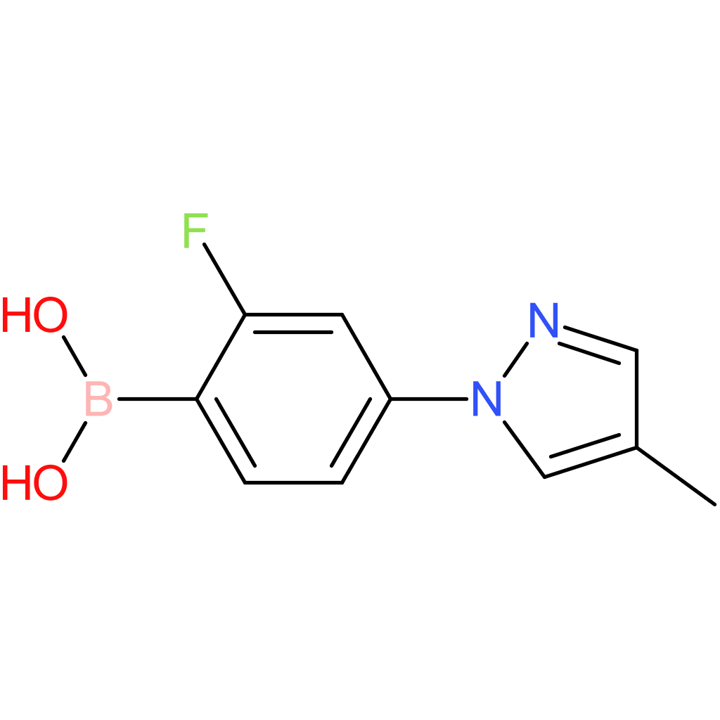 2-fluoro-4-(4-methyl-1h-pyrazol-1-yl)phenylboronic acid