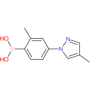 2-methyl-4-(4-methyl-1h-pyrazol-1-yl)phenylboronic acid