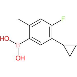 4-fluoro-2-methyl-5-cyclopropylphenylboronic acid