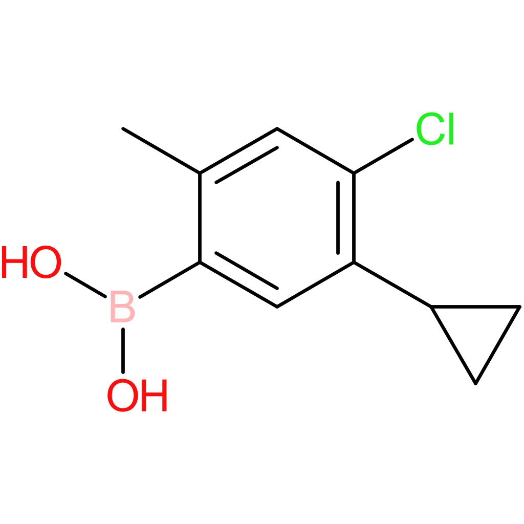 4-chloro-2-methyl-5-cyclopropylphenylboronic acid