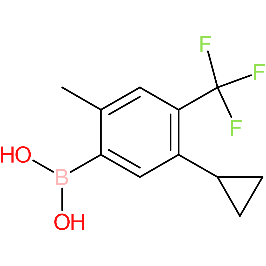 2-methyl-4-trifluoromethyl-5-cyclopropylphenylboronic acid