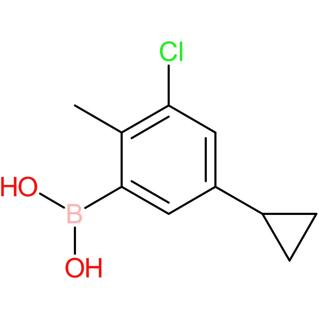 3-chloro-2-methyl-5-cyclopropylphenylboronic acid