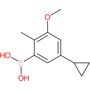 2-methyl-3-methoxy-5-cyclopropylphenylboronic acid