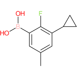 2-fluoro-5-methyl-3-cyclopropylphenylboronic acid