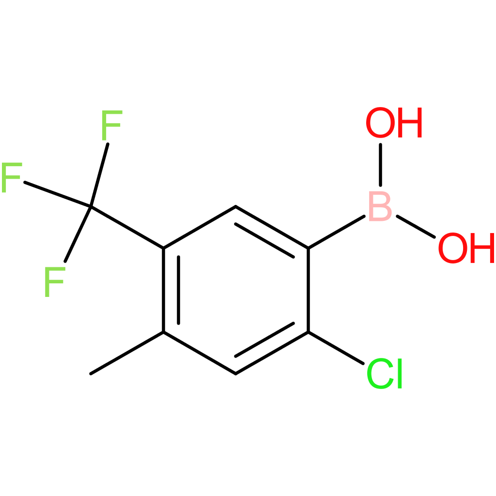 2-chloro-5-trifluoromethyl-4-methylphenylboronic acid