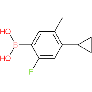 2-fluoro-5-methyl-4-cyclopropylphenylboronic acid