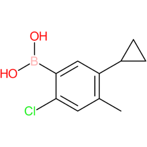 2-chloro-4-methyl-5-cyclopropylphenylboronic acid