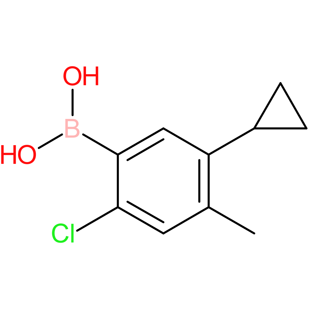 2-chloro-4-methyl-5-cyclopropylphenylboronic acid
