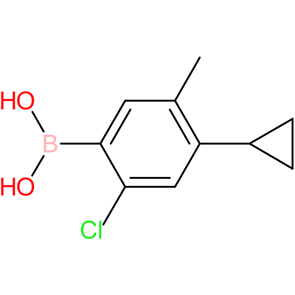 2-chloro-5-methyl-4-cyclopropylphenylboronic acid