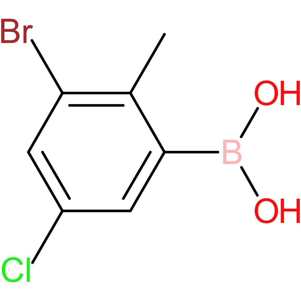 3-chloro-5-bromo-6-methylphenylboronic acid