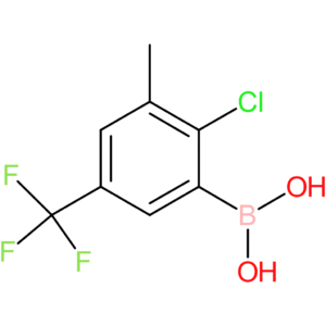2-chloro-3-methyl-5-trifluoromethylphenylboronic acid