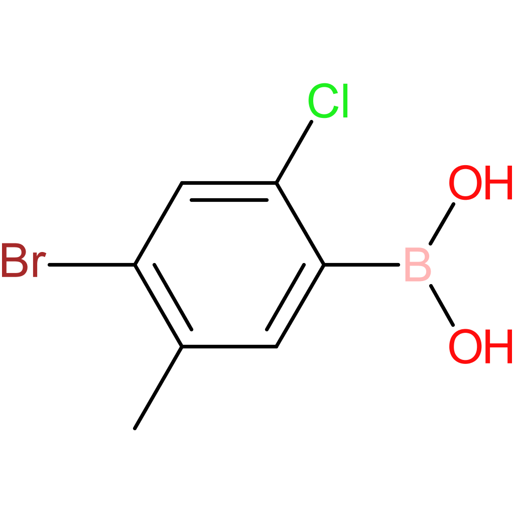2-chloro-4-bromo-5-methylphenylboronic acid