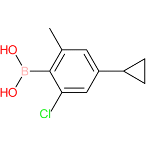 2-chloro-4-cyclopropyl-6-methylphenylboronic acid