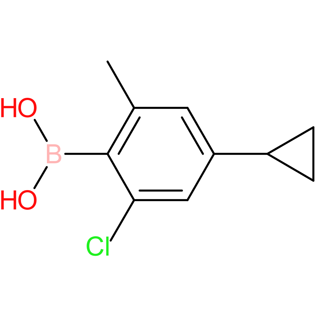 2-chloro-4-cyclopropyl-6-methylphenylboronic acid