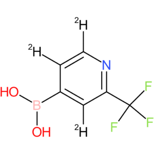 2-trifluoromethyl(pyridine-d3)-4-boronic acid