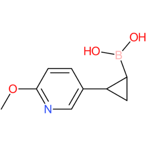 [2-(6-methoxypyridin-3-yl)cyclopropyl]boronic acid