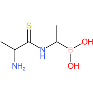 [1-(2-aminopropanethioamido)ethyl]boronic acid